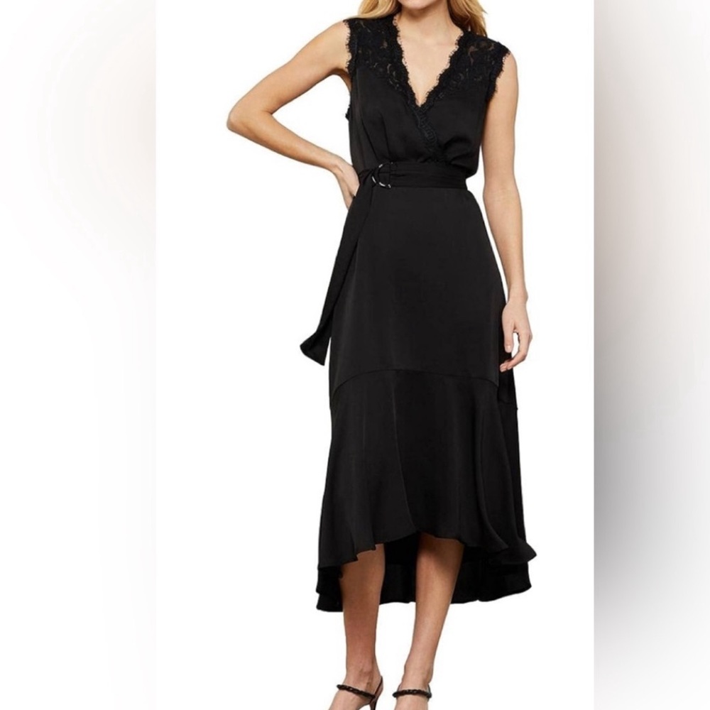 BCBGMAXAZRIA INEZ Lace detailed dress XS